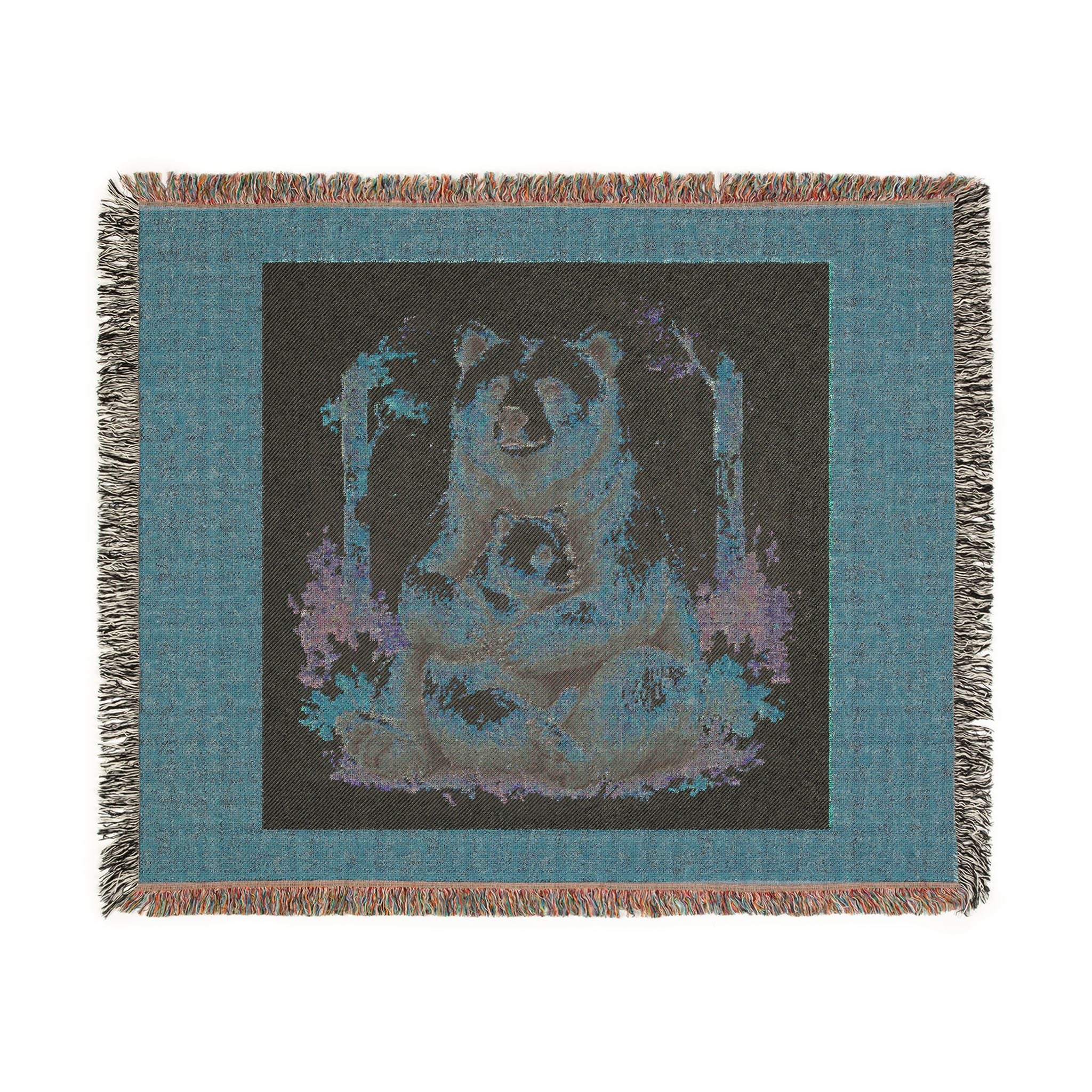 Woven Mama Bear Blanket