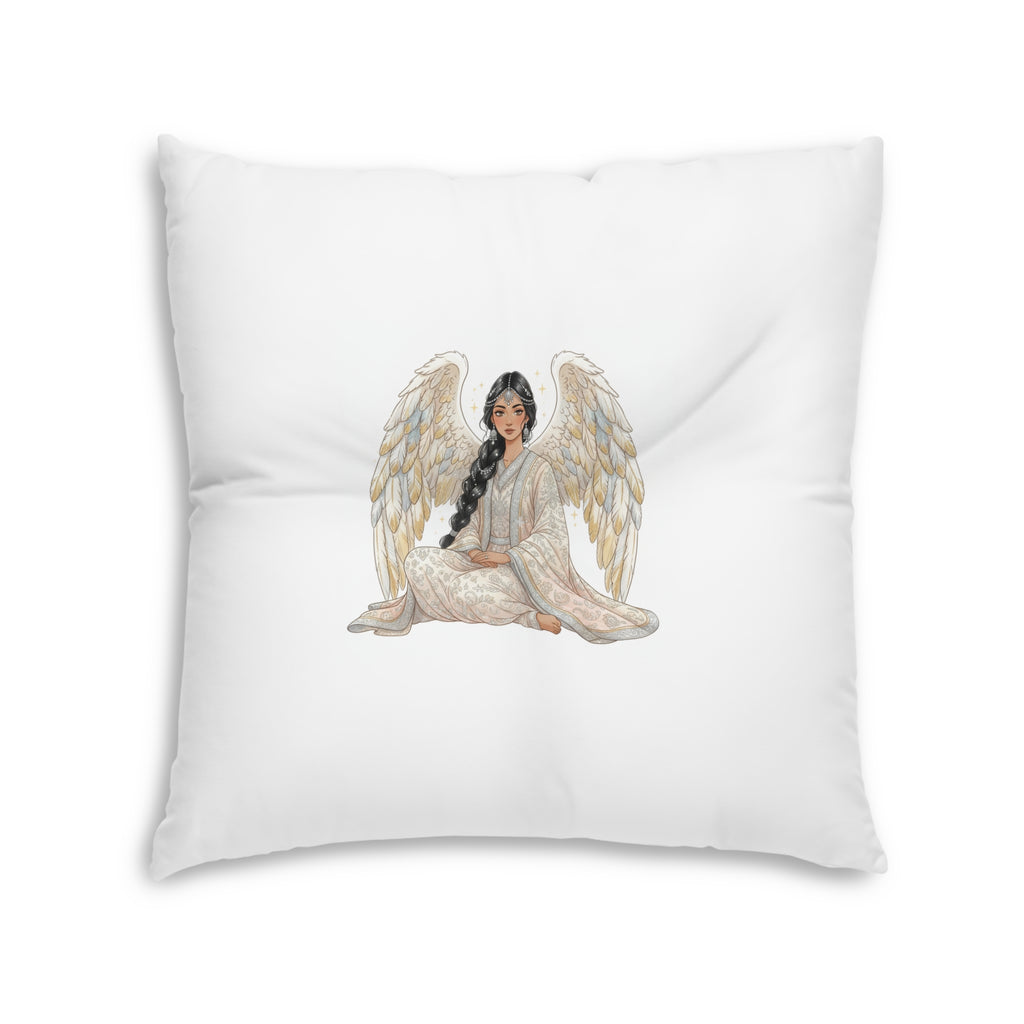 Safe Space Floor Pillow — Personalized Angel Cushion