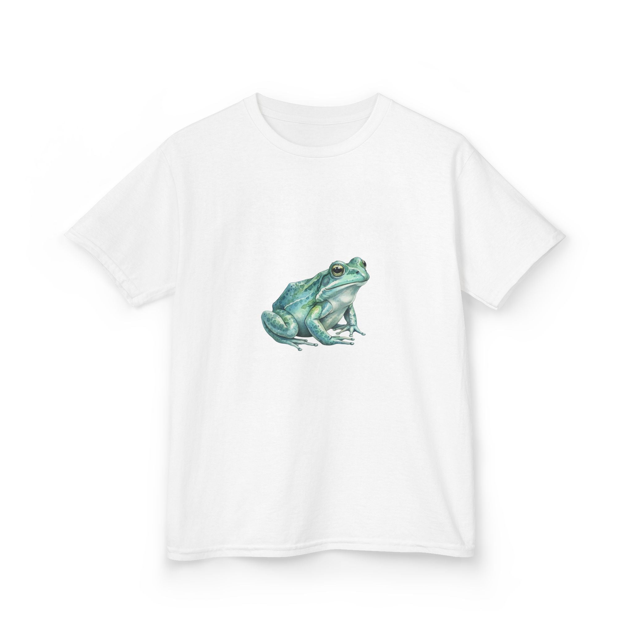 Kids Frog T-Shirt — Cute Green Frog Graphic Tee for Children