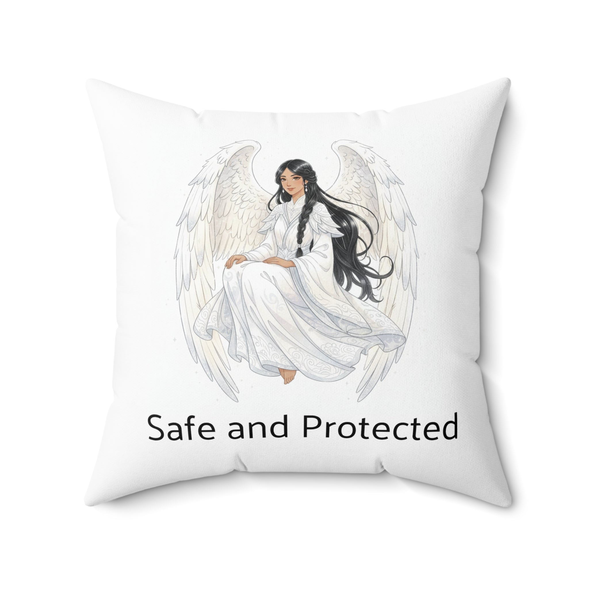 Angel  Pillow — 'Safe and Protected' / 'You Are Loved'