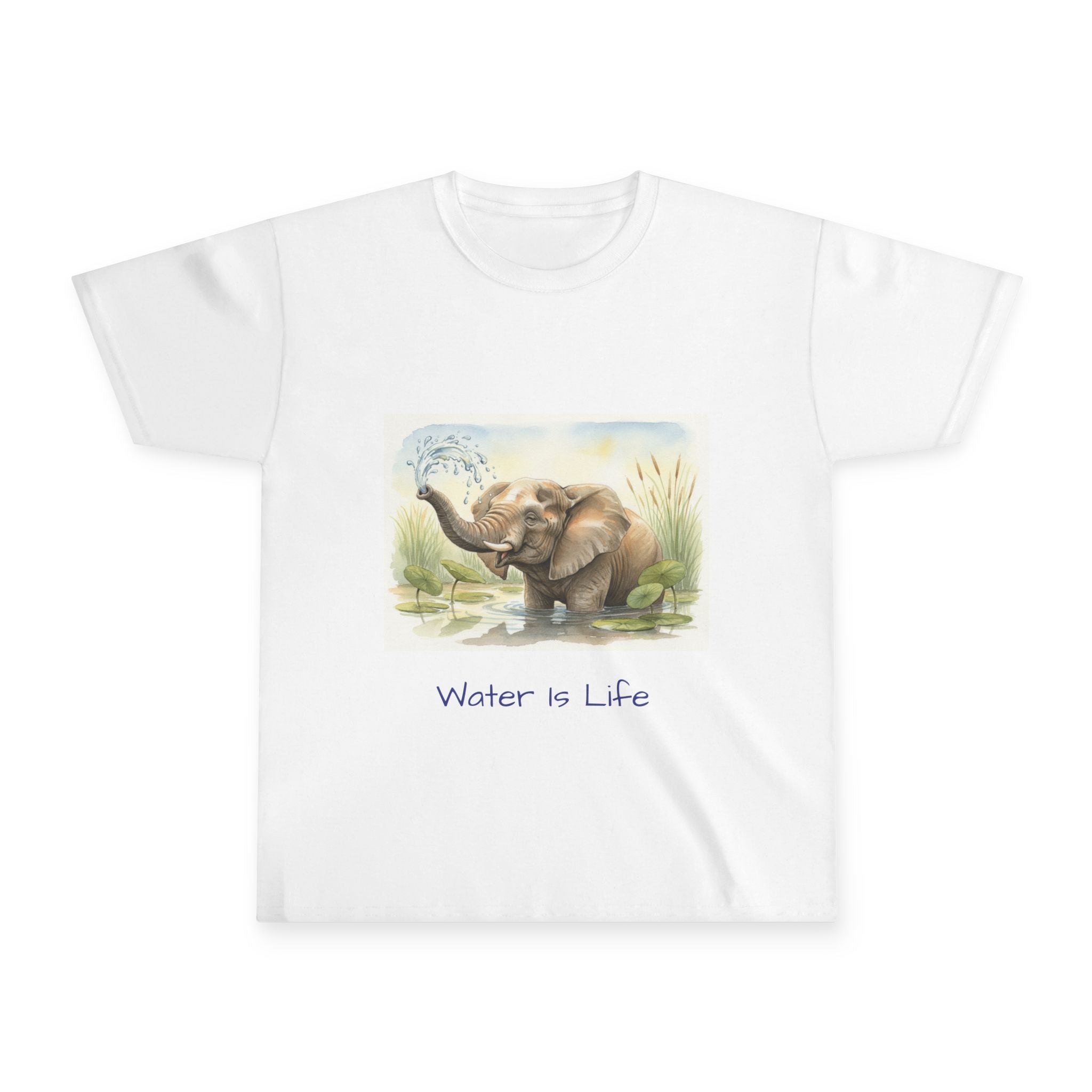 Water Is Life - Elephant Hydration Reminder Shirt